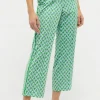 Pants Jogger Galon Culotte with retro print