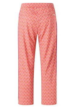 Pants Jogger Galon Culotte with retro print