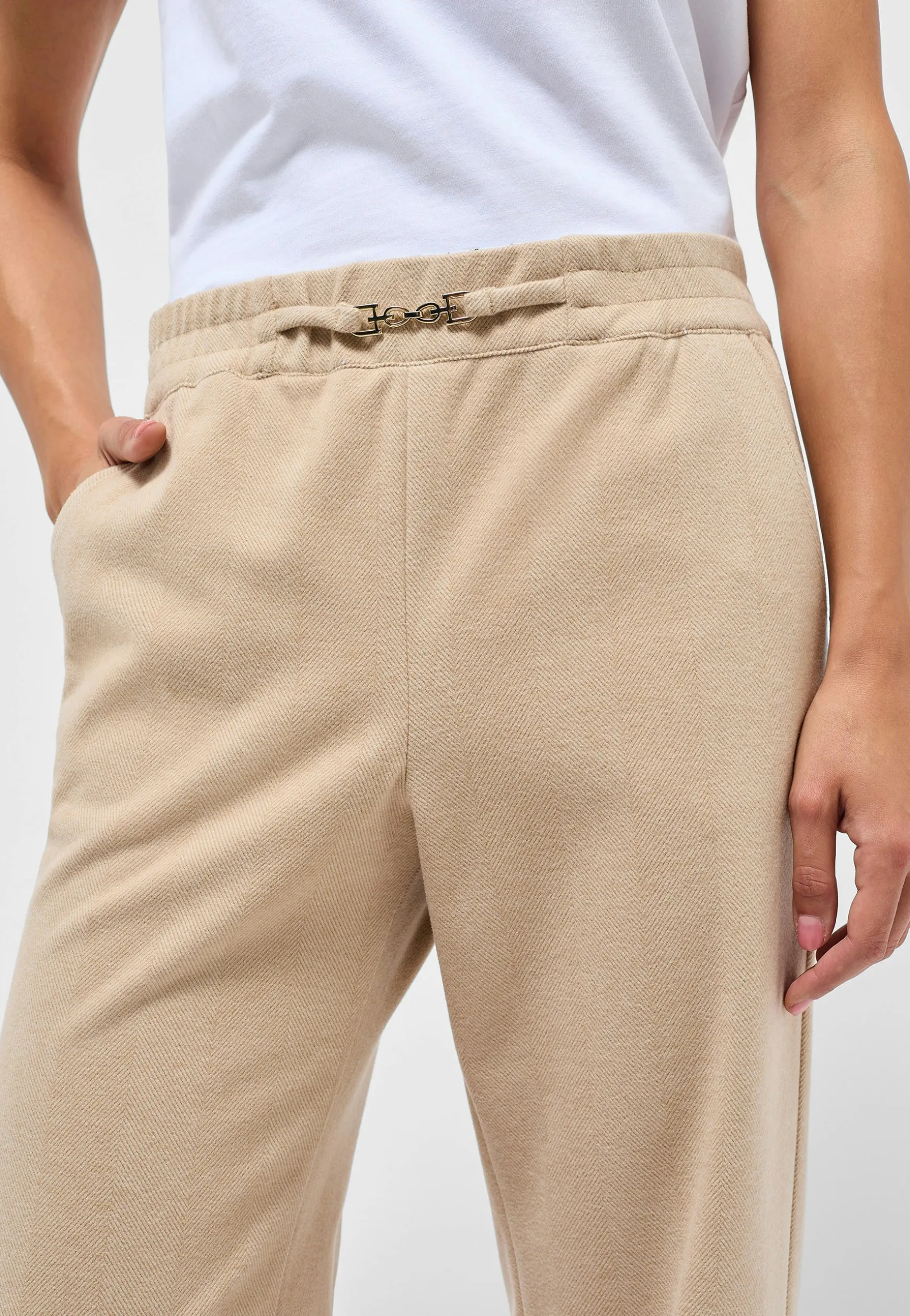 Pants Jump Wide Leg with decorative detail