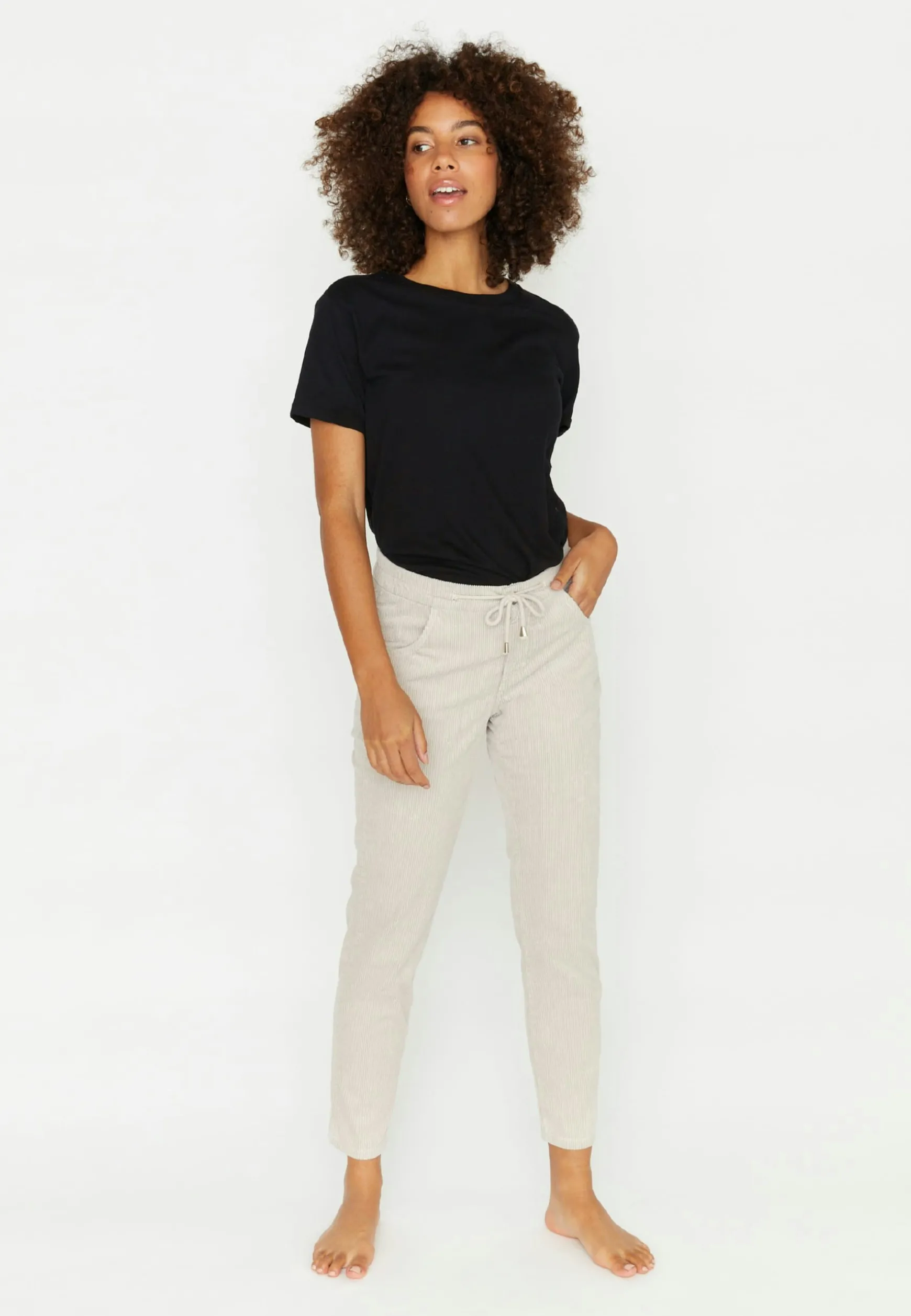 Pants Louisa Active with wide corduroy