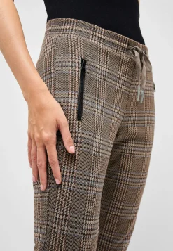 Pants Louisa Shape Zip with decorative zippers