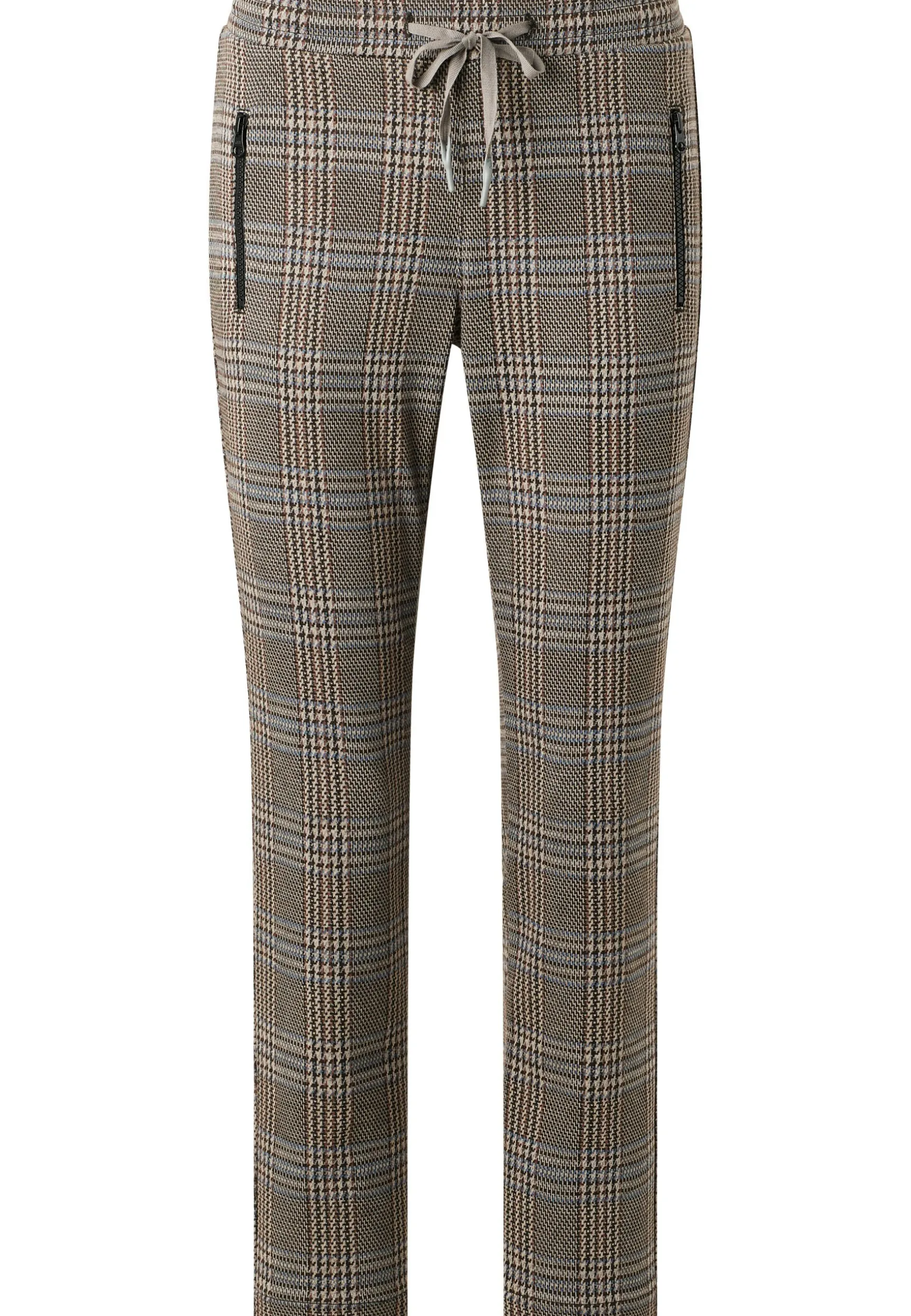 Pants Louisa Shape Zip with decorative zippers
