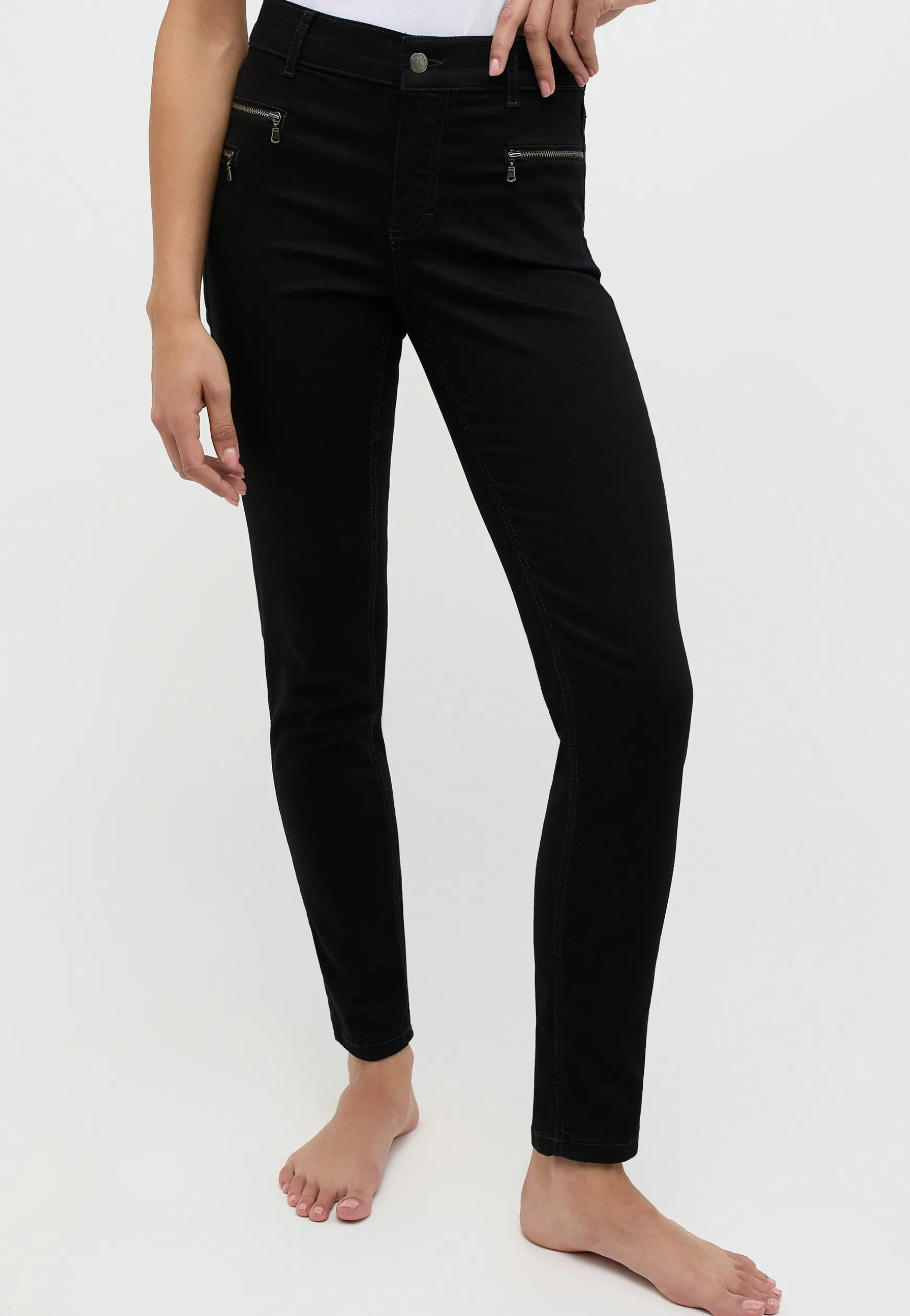 Pants Malu Zip with clean super stretch denim