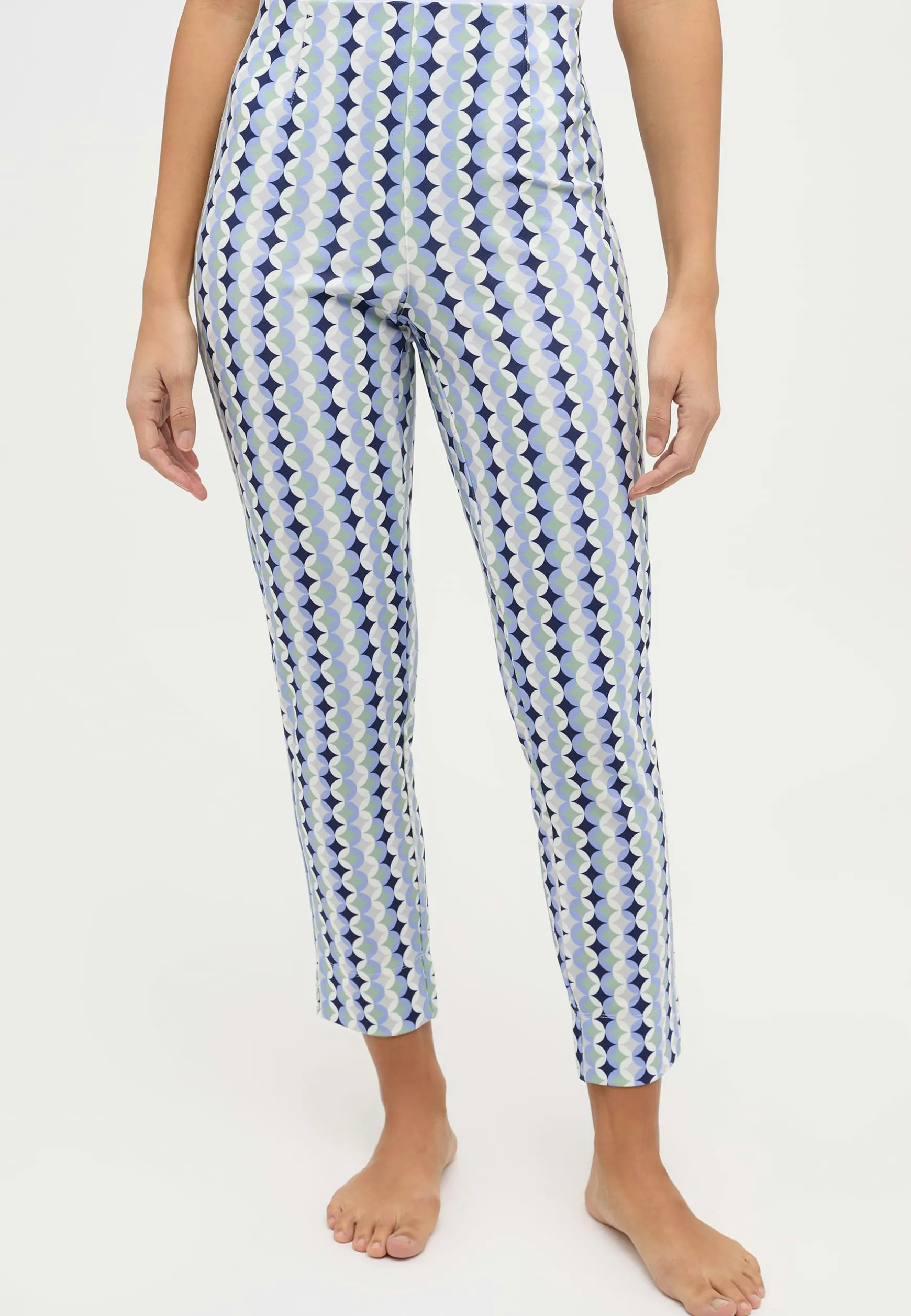 Pants Ornella Jump with retro print
