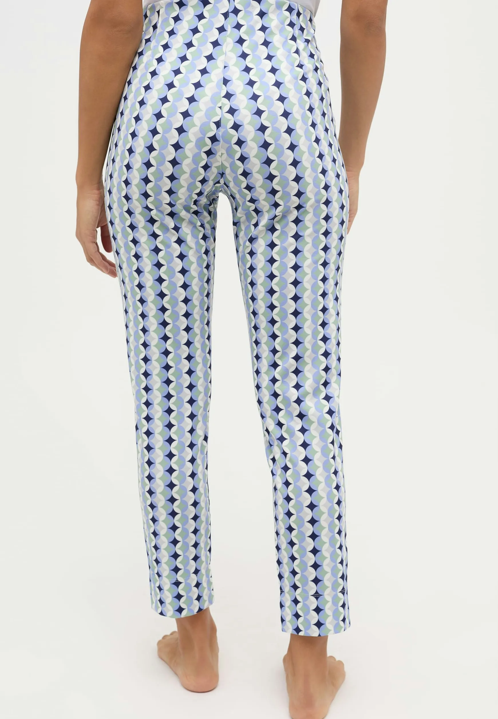 Pants Ornella Jump with retro print