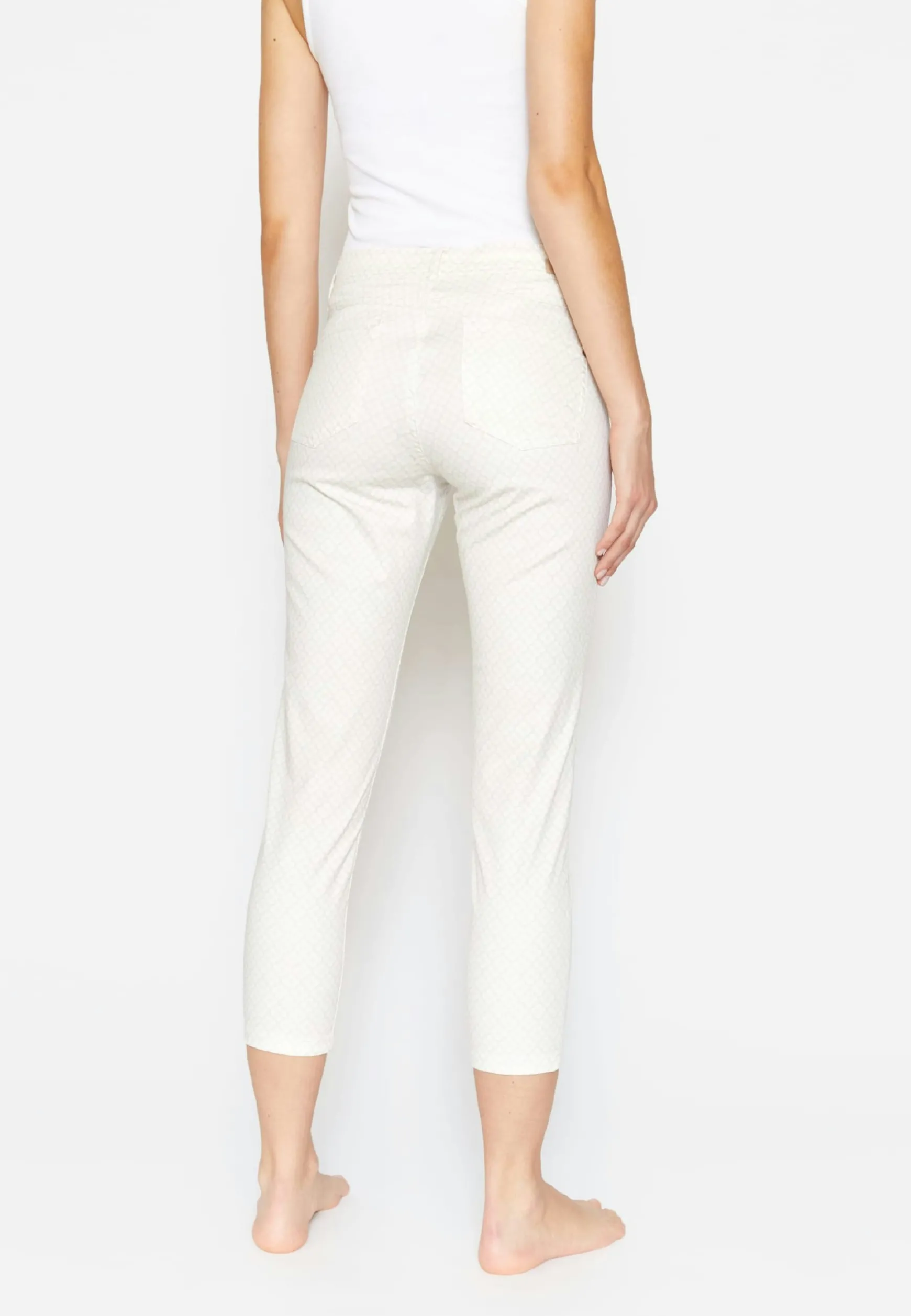 Pants Ornella with floral pattern