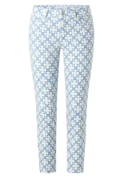 Pants Ornella with floral print