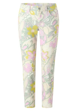 Pants Ornella with floral print