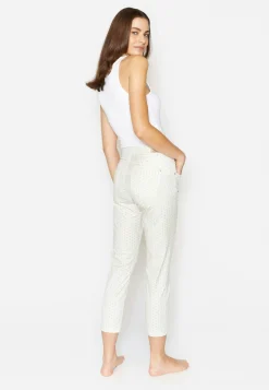 Pants Ornella with graphic print