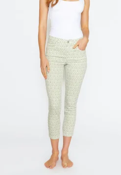 Pants Ornella with ornament print