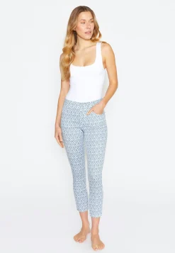 Pants Ornella with ornament print