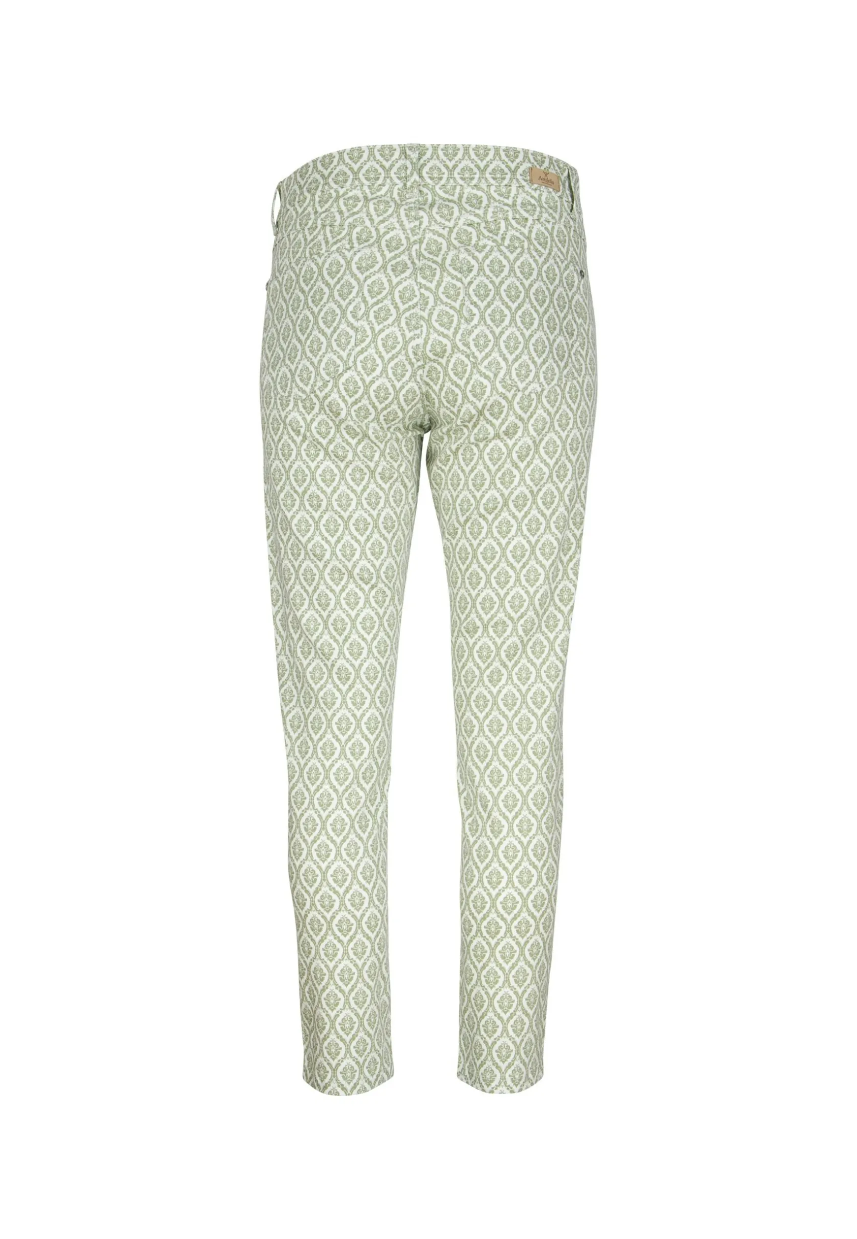 Pants Ornella with ornament print