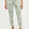 Pants Ornella with palm print