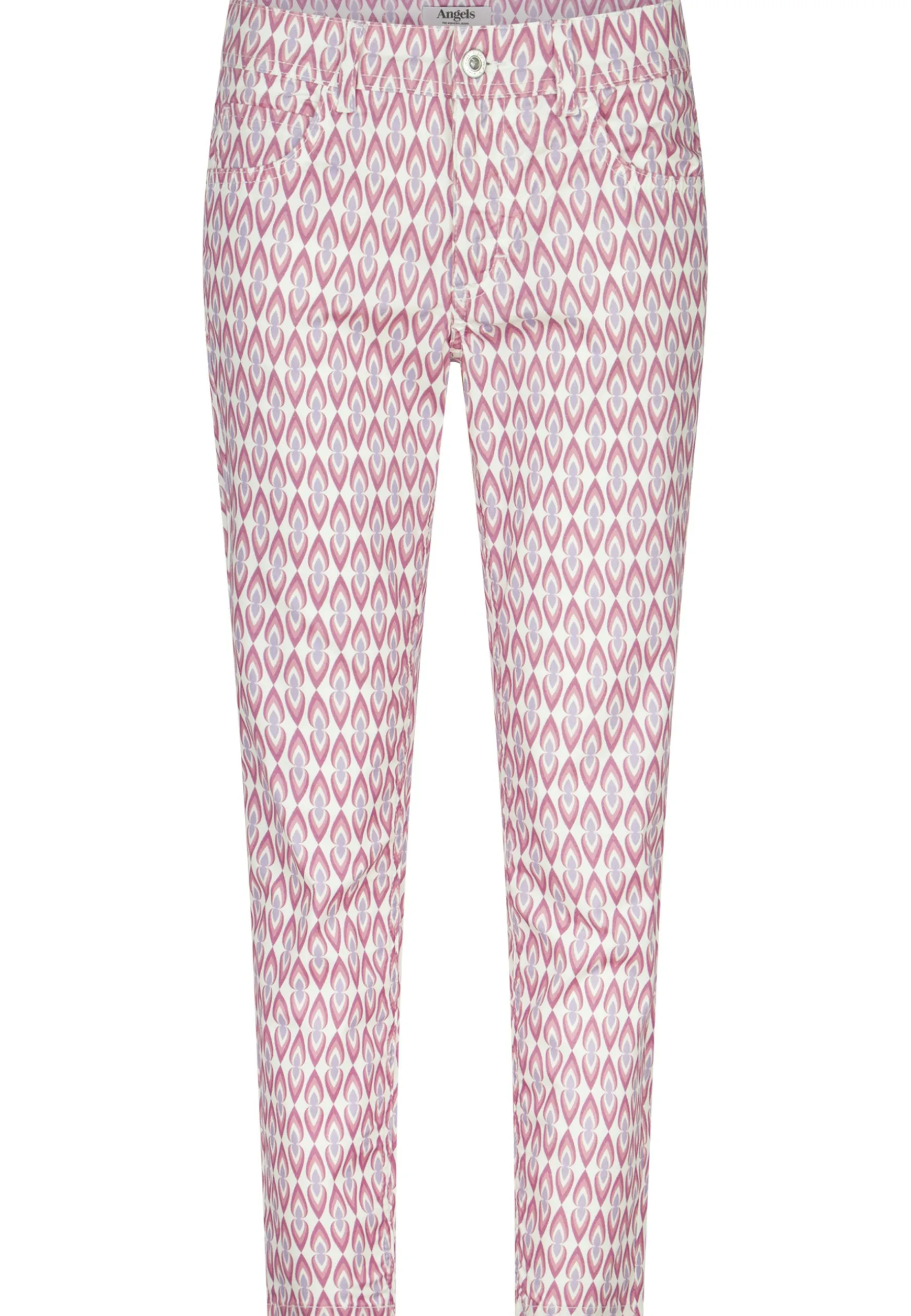Pants Ornella with retro print