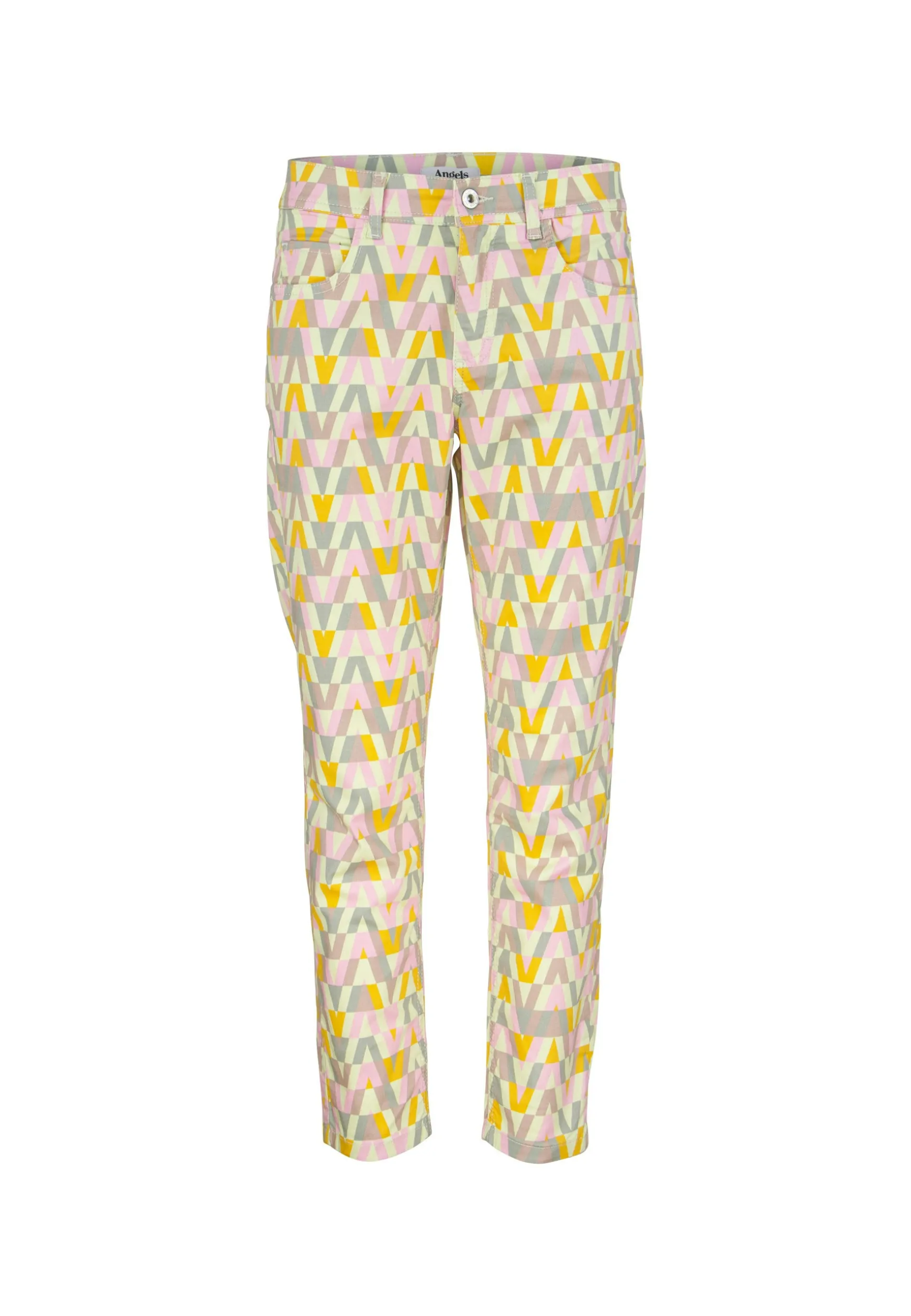 Pants Ornella with retro print