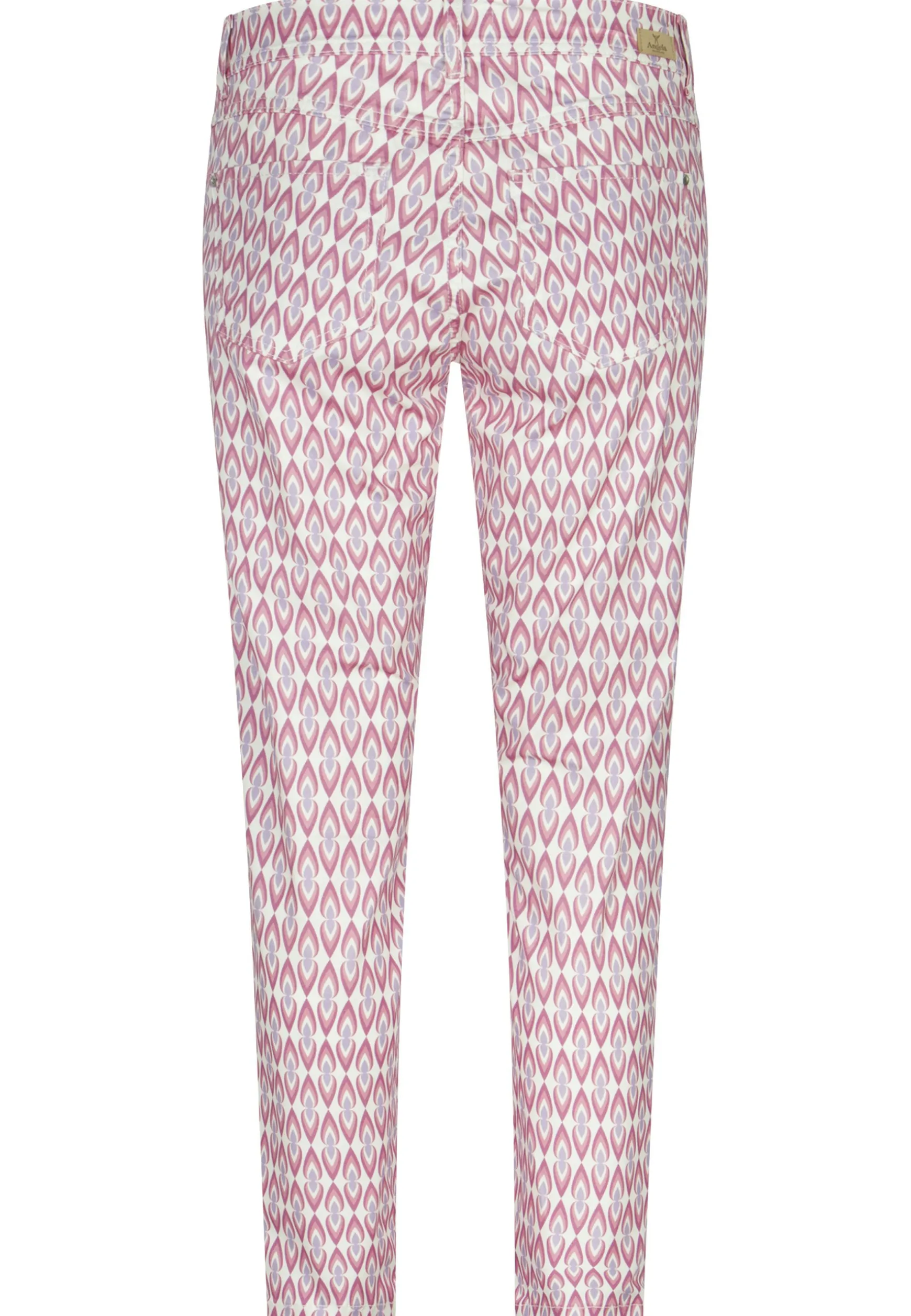 Pants Ornella with retro print