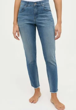Skinny ankle jeans Zip Fringe