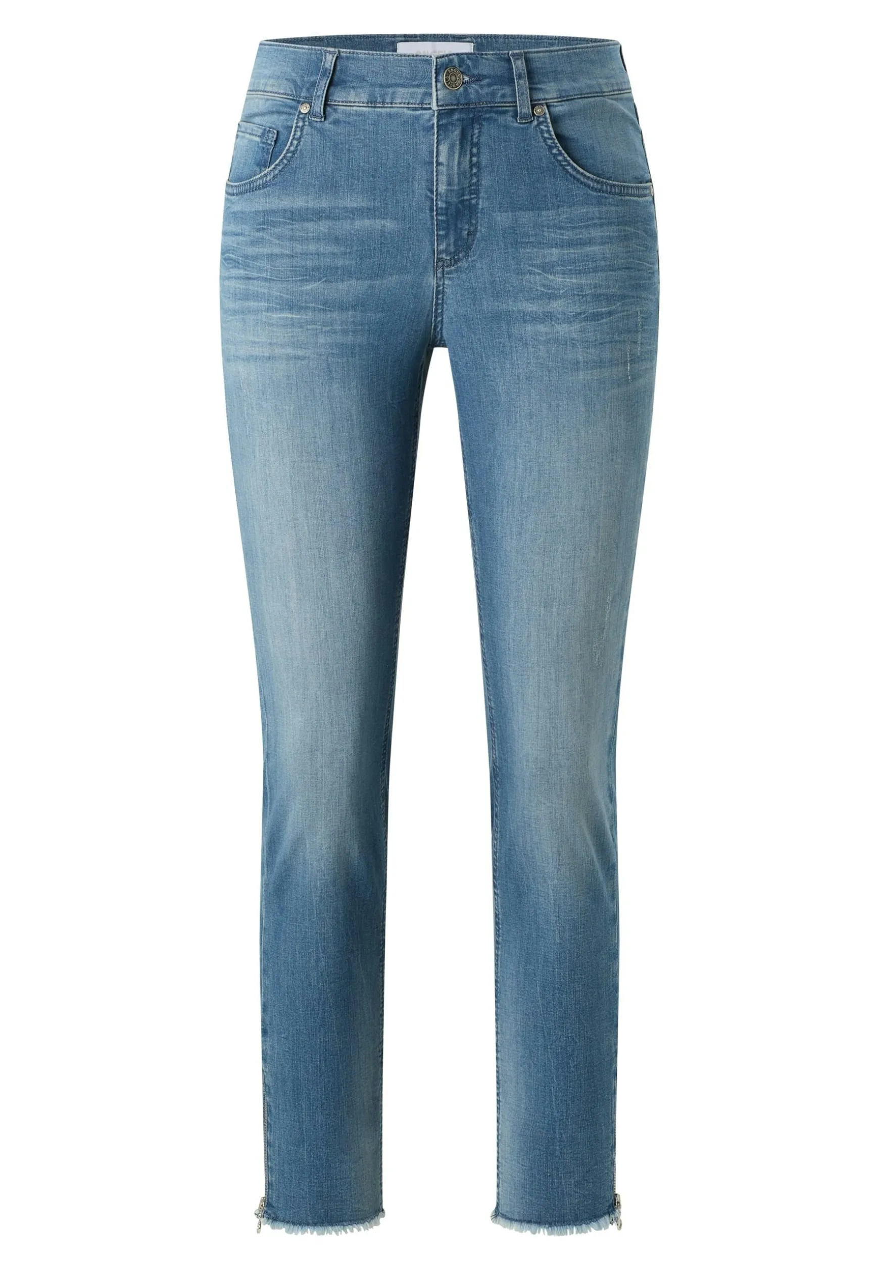 Skinny ankle jeans Zip Fringe