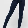Skinny jeans with power stretch denim