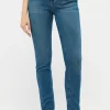 Skinny jeans with used wash