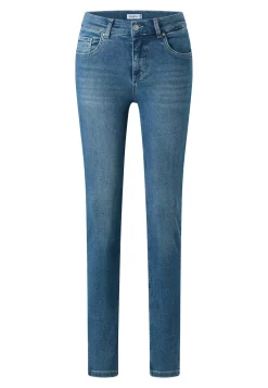 Skinny jeans with used wash