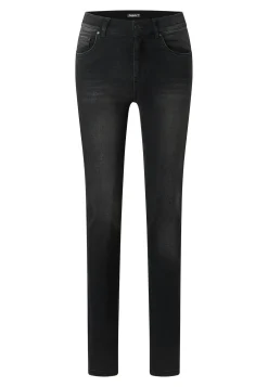 Skinny jeans with used wash