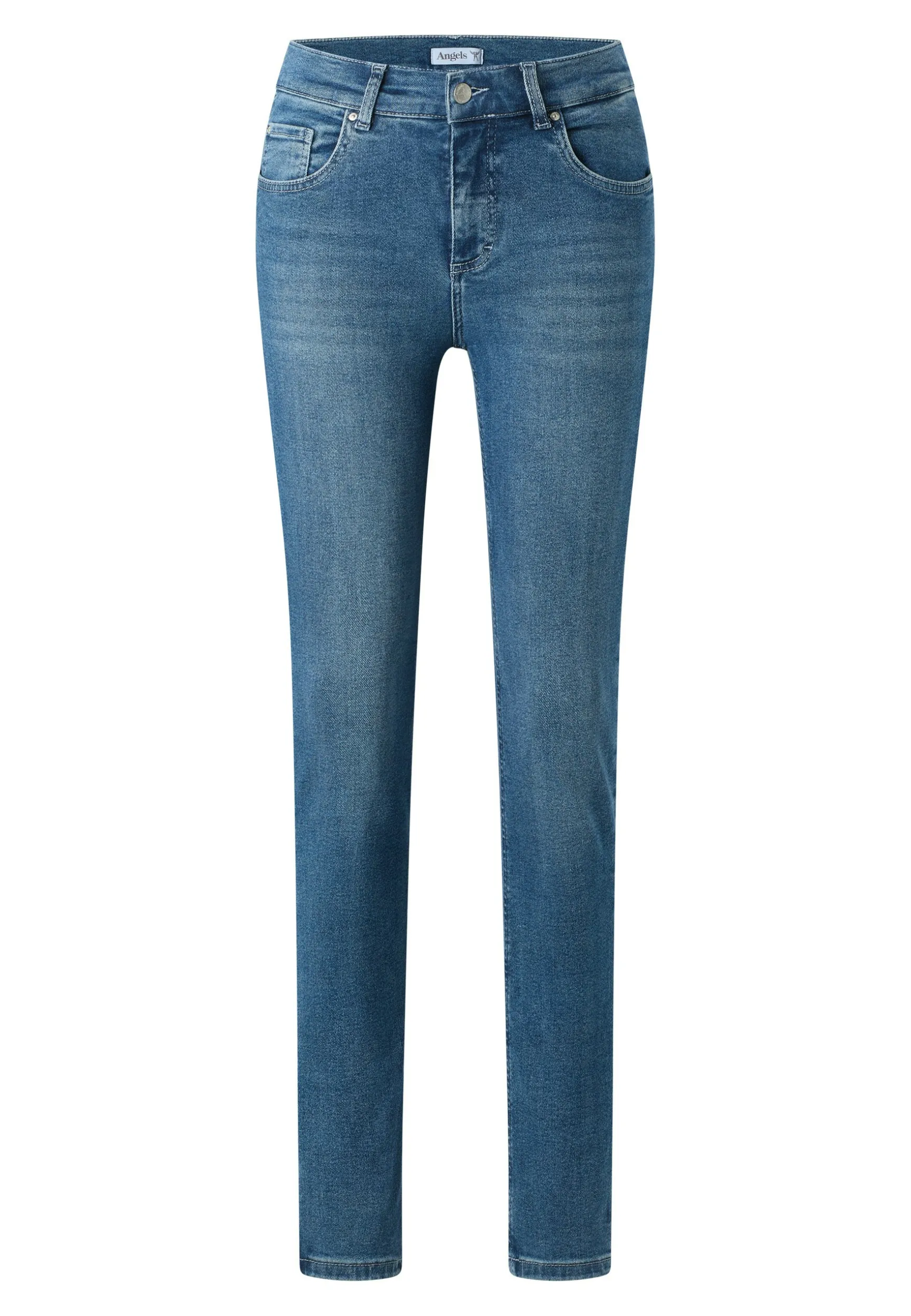 Skinny jeans with used wash