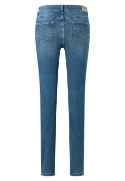 Skinny jeans with used wash