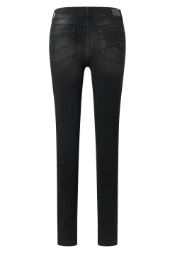 Skinny jeans with used wash