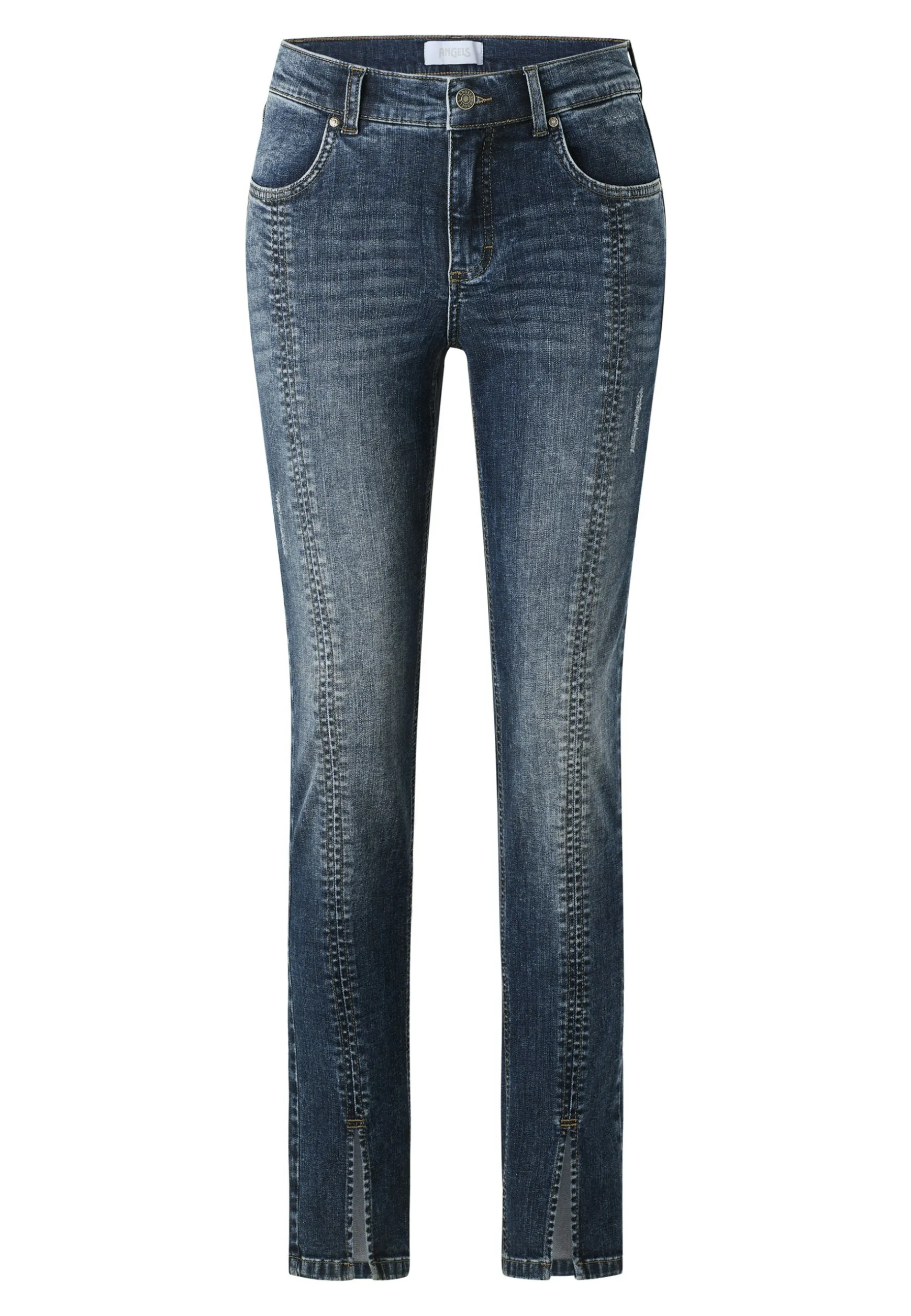 Skinny slit jeans
