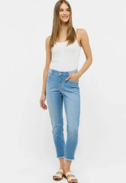 Slim Jeans One Size Crop Fringe