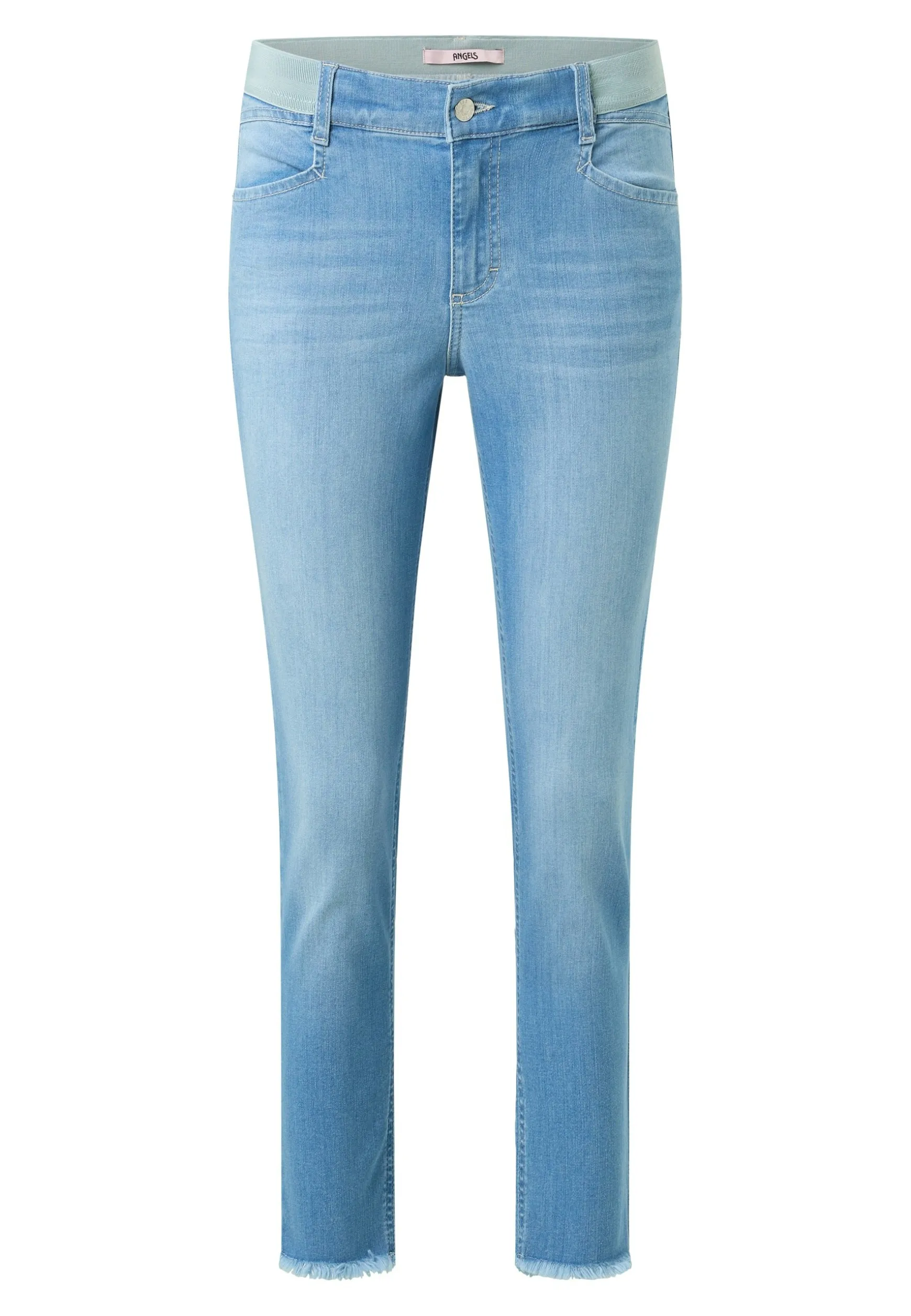 Slim Jeans One Size Crop Fringe