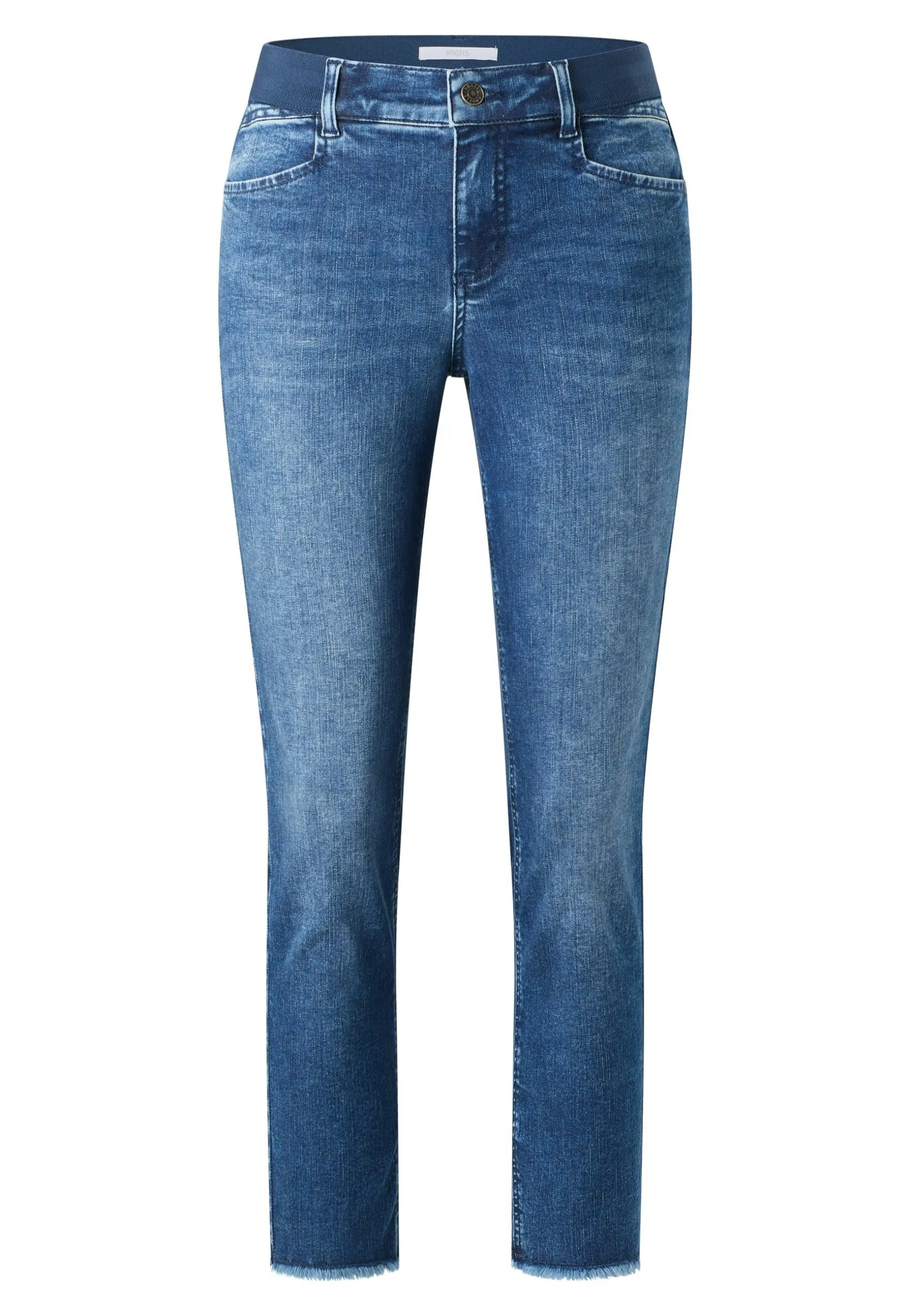 Slim Jeans One Size Crop Fringe