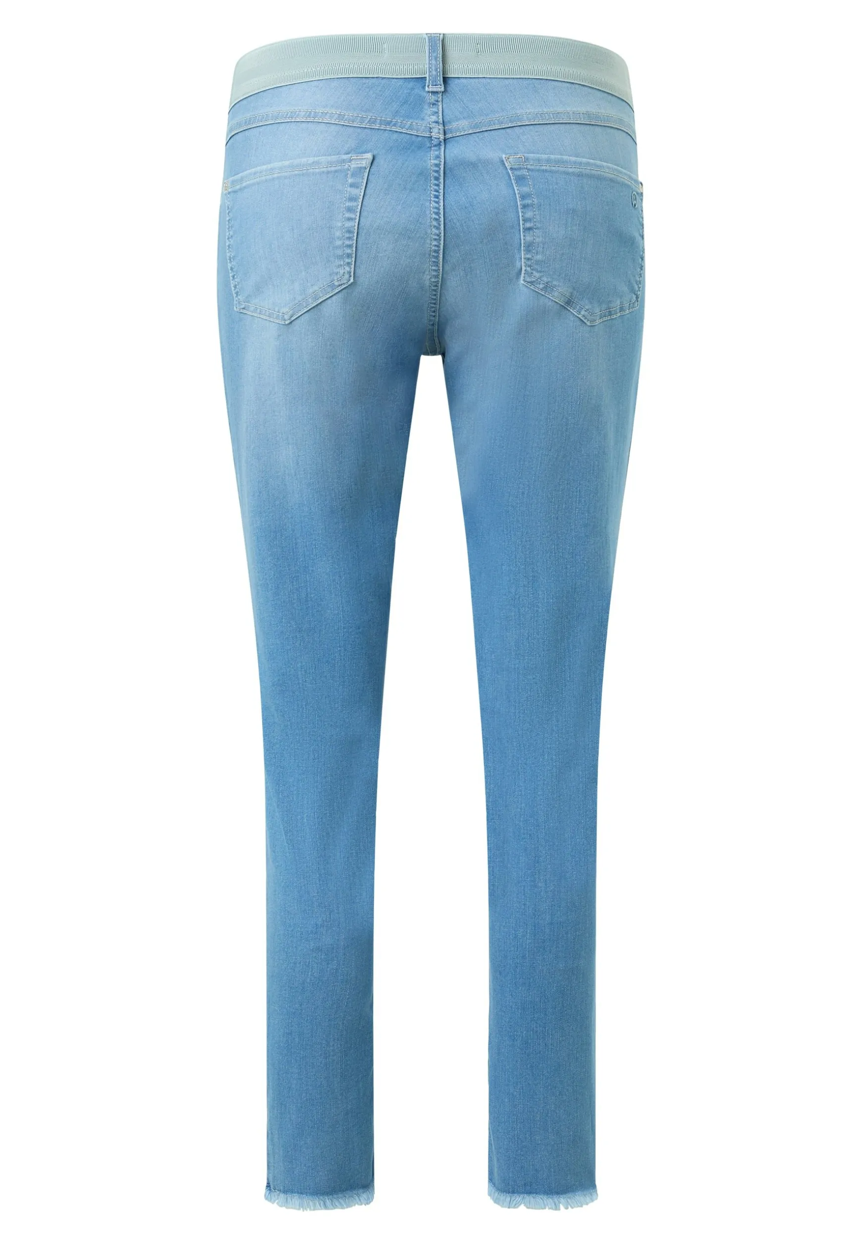 Slim Jeans One Size Crop Fringe