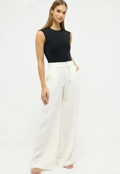 Solid-colored pants New Wide Leg