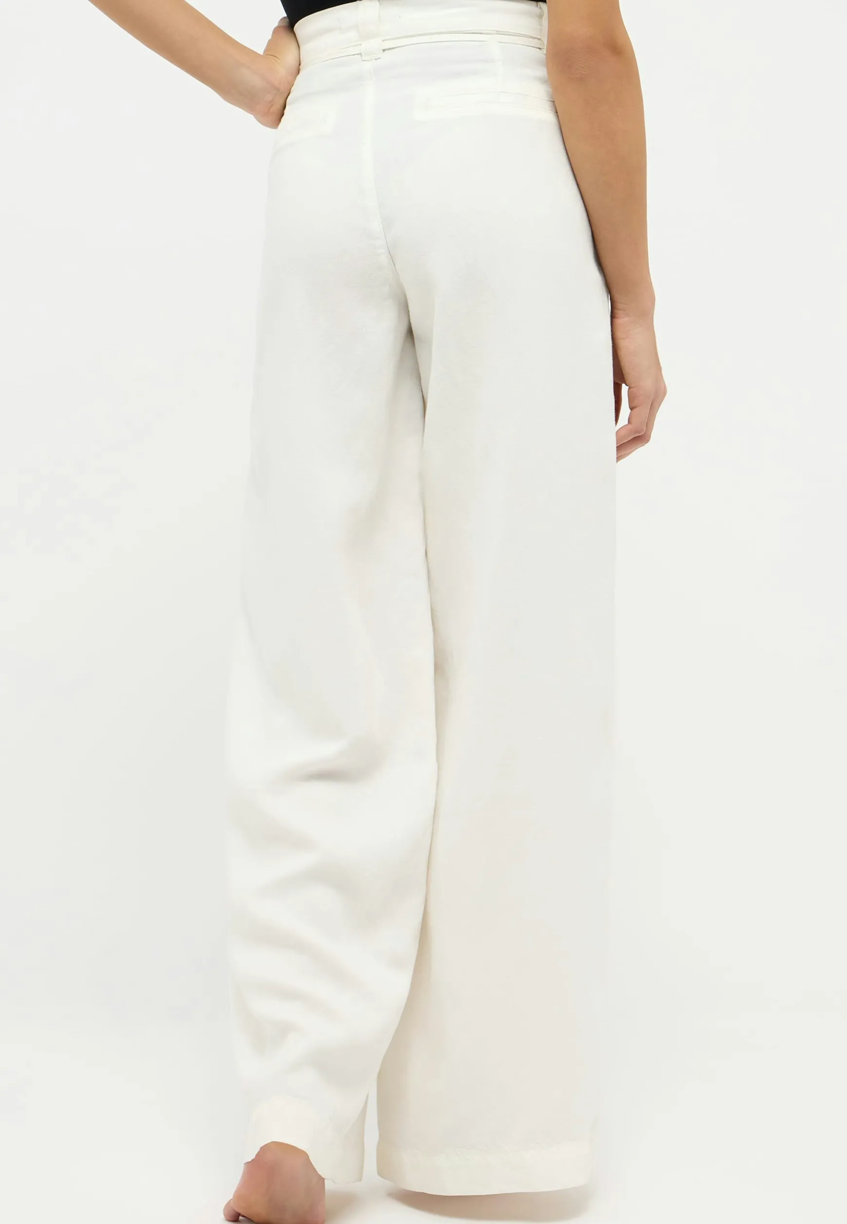 Solid-colored pants New Wide Leg