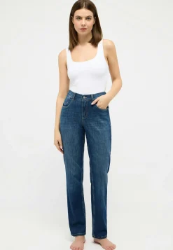 Straight jeans in 5-pocket design